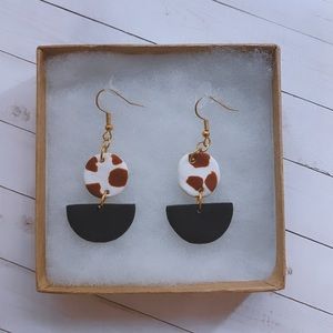 Trendy Animal print earrings!
